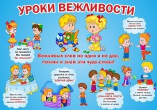 Консультация для родителей: "Уроки вежливости" Консультация для родителей: "Уроки вежливости"