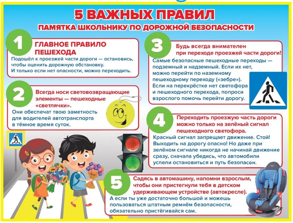 Обучите детей правилам дорожного движения! 2
