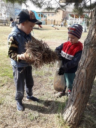 &laquo;Уборка участка детского сада&raquo;! 1
